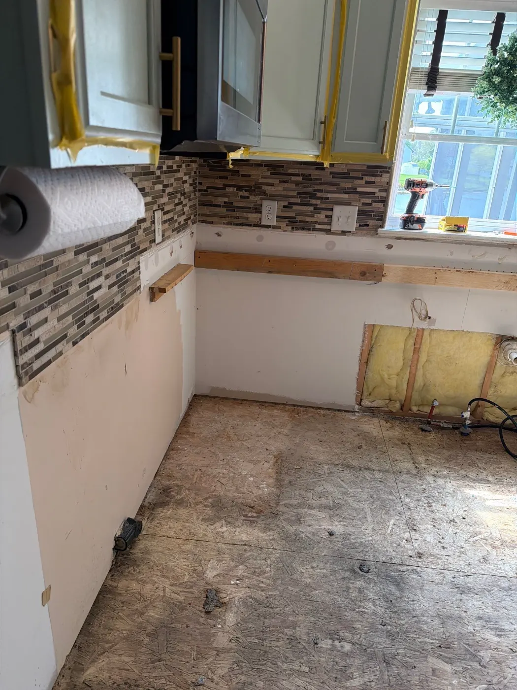 Containment setup for mold remediation in Old Town Westfield home