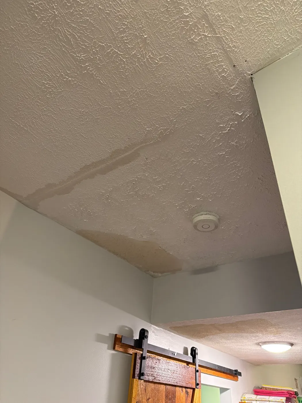 Thermal imaging during water damage assessment in Old Town Westfield residence